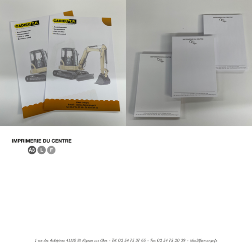 LETTRES, ENVELOPPES ET BLOC
